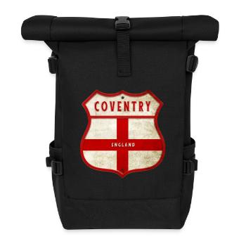 Écusson Coventry England - Sac à dos roll top - noir - Devant