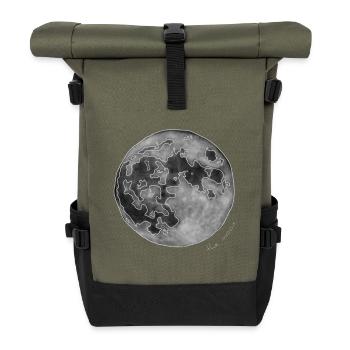 MOND - Rolltop Rucksack - Olive/Schwarz - Vorne