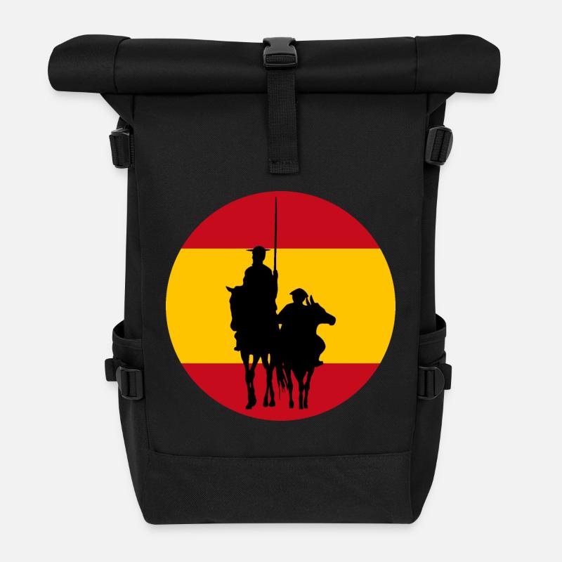 Don Quijote 2 - Rolltop Rucksack - Schwarz