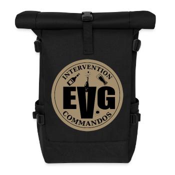EVG - Sac à dos roll top - noir - Devant