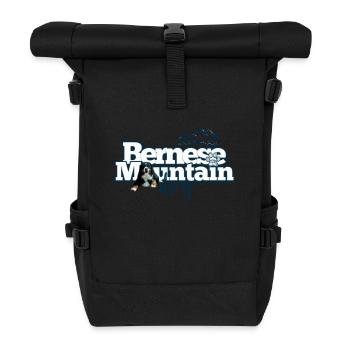 Berner Sennenhund - Rolltop Rucksack - Schwarz - Vorne