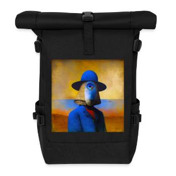 Surreal 01 - Roll Top Backpack - black - Front