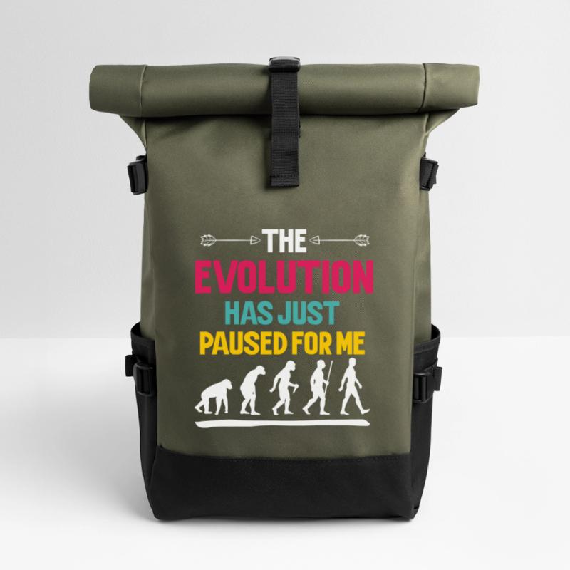 L'évolution s'est simplement arrêtée pour moi Sac à dos roll top
