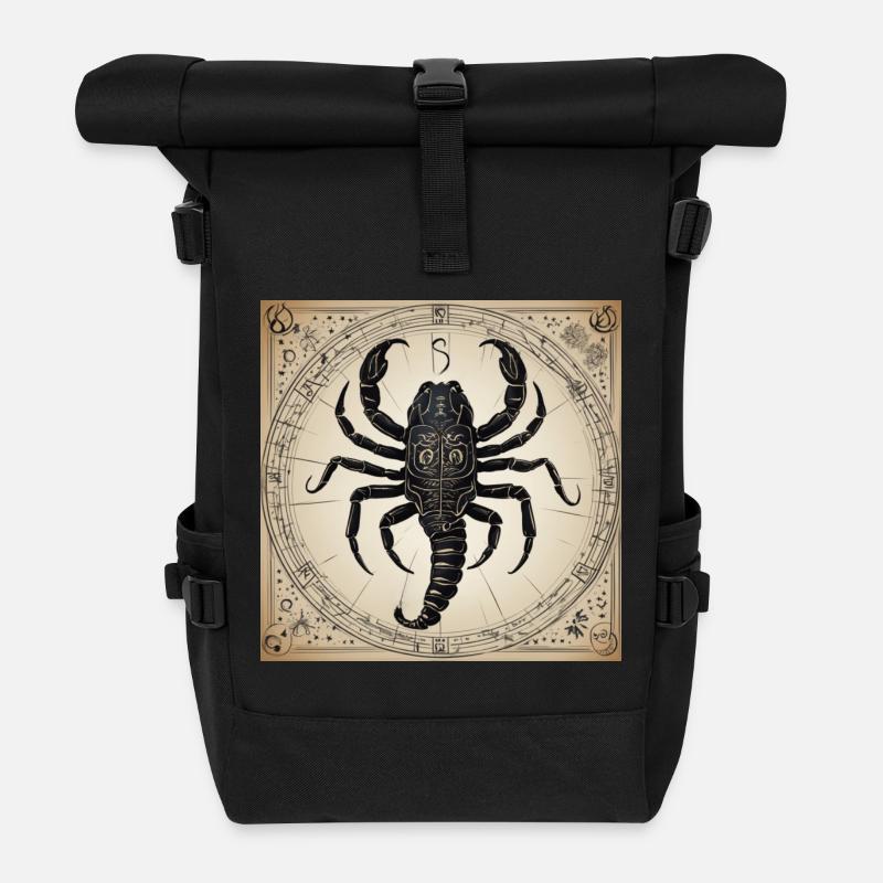 Zodiac Scorpion - Rolltop Rucksack - Schwarz