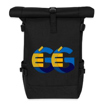 Gégé - Rolltop Rucksack - Schwarz - Vorne