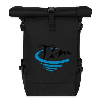 Tim - Roll Top Backpack - black - Front