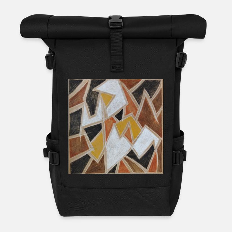 Éclats - Sac à dos roll top - noir