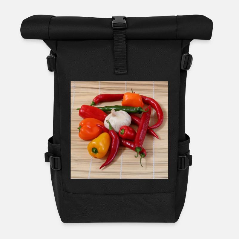 CHILI’s-Runde - Rolltop Rucksack - Schwarz