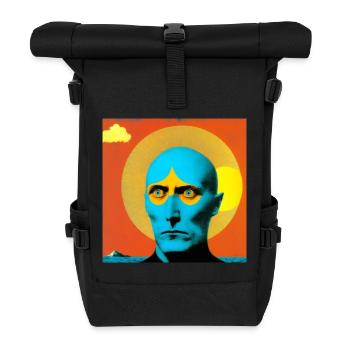 Surreal 08 - Roll Top Backpack - black - Front