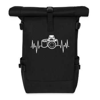 Job Fotograf Karriere Arbeit Vorgesetzter Erfolg - Rolltop Rucksack - Schwarz - Vorne