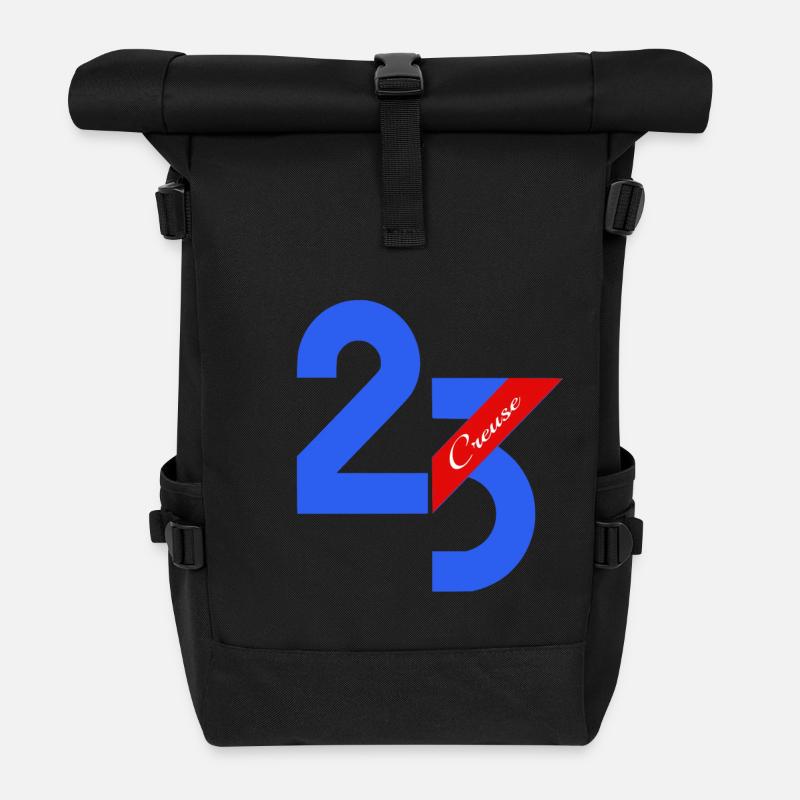 Creuse - Roll Top Backpack - black