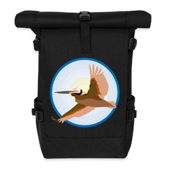 Pélican - Sac à dos roll top - noir - Devant