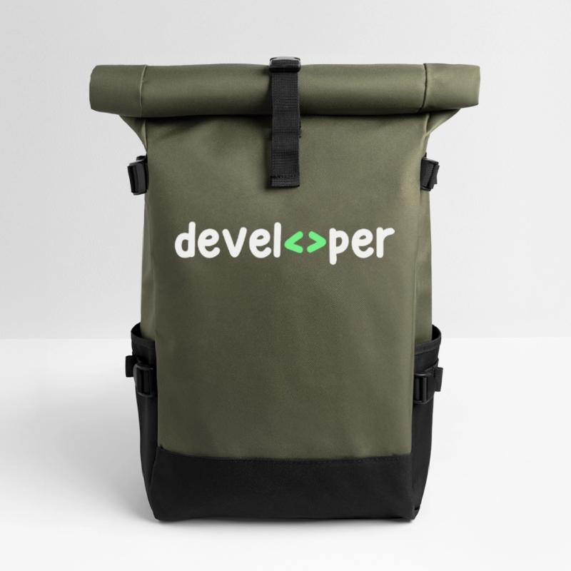 Développeur Code Scripting Debug Informatik Geek Sac à dos roll top