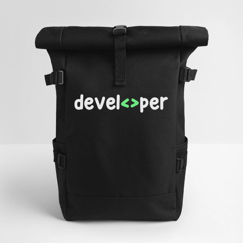 Développeur Code Scripting Debug Informatik Geek Sac à dos roll top