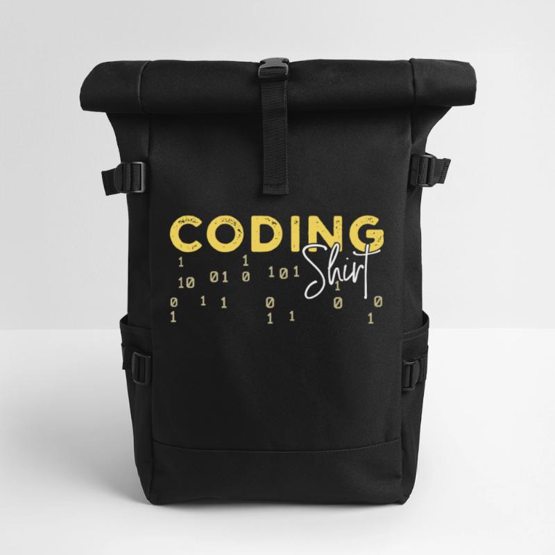 Coden Statement Développeur Programmeur Scripting Sac à dos roll top