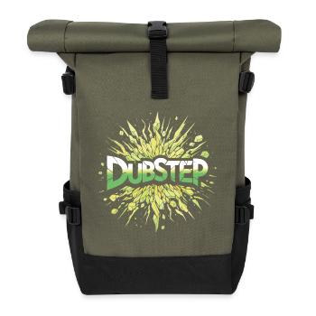 Dubstep Explosion - Roll Top Backpack - olive/black - Front