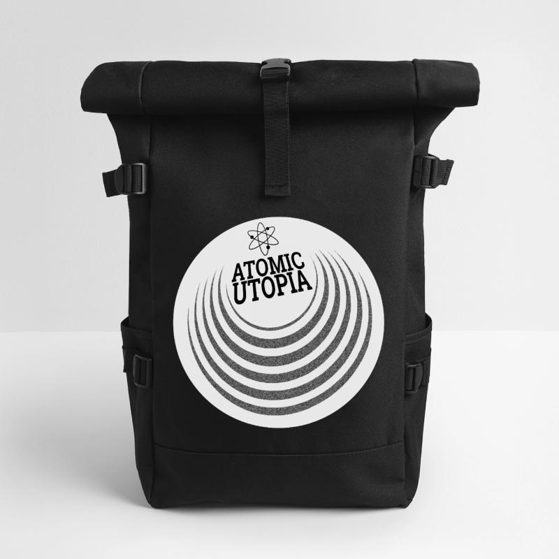 Atomic Utopia - Concentric Orb Roll Top Backpack