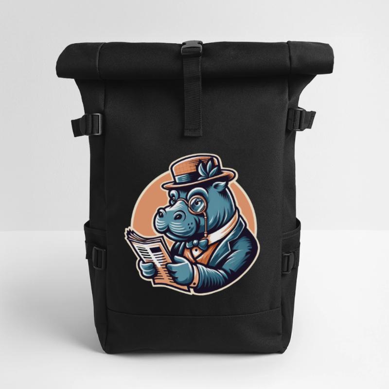 PAPI NILPFERD Rolltop Rucksack