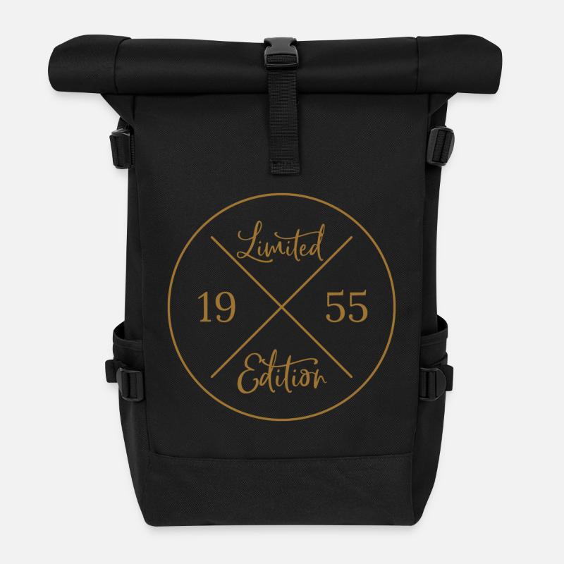 Limited Edition 1955 - Roll Top Backpack - black