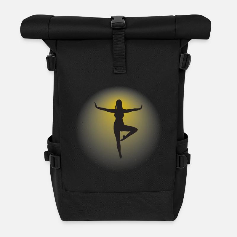 Silhouette 2 - Sac à dos roll top - noir