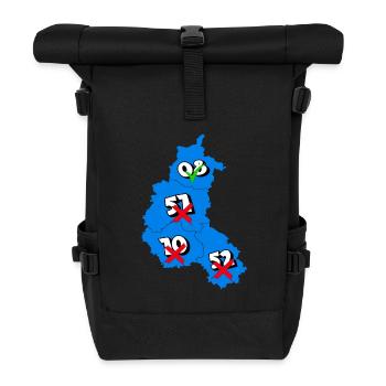 Région Champardennaise - Sac à dos roll top - noir - Devant