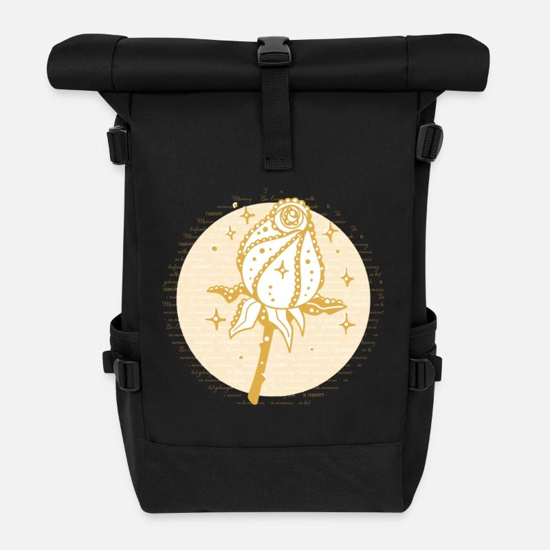 En mémoire - Sac à dos roll top - noir