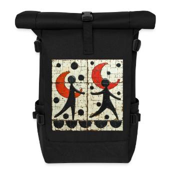 Breakup - Let Me Go - Roll Top Backpack - black - Front