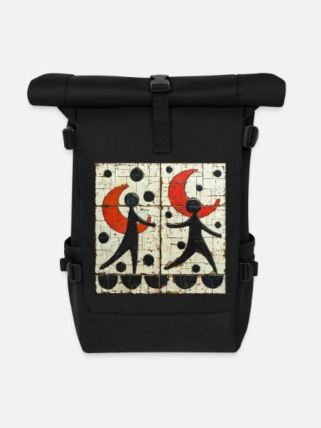 Trennung - Lass mich gehen - Rolltop Rucksack - Schwarz