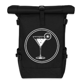 Tequila Alcohol - Roll Top Backpack - black - Front