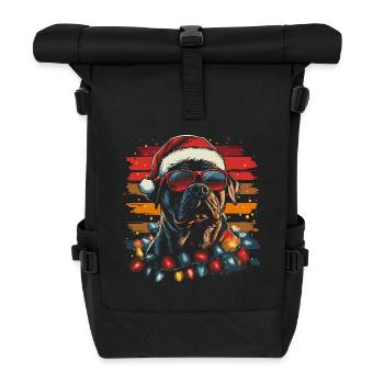 Cane Corso Cool Noël - Sac à dos roll top - noir - Devant