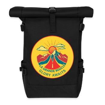 LA GRANDE BOUCLE - Sac à dos roll top - noir - Devant