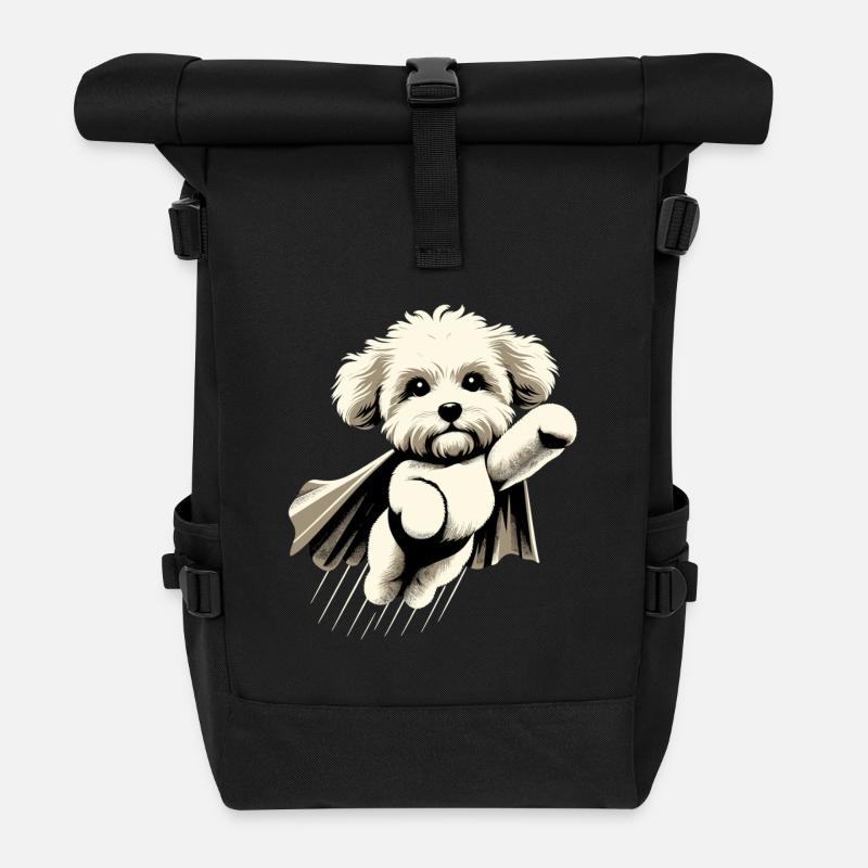 Super Hund Maltipoo Moodle Multipoo Geschenk - Rolltop Rucksack - Schwarz