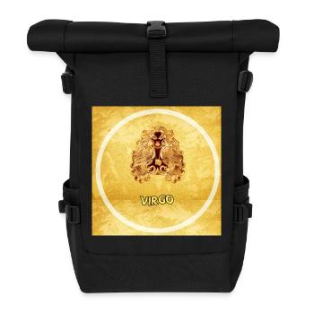 virgo - Roll Top Backpack - black - Front