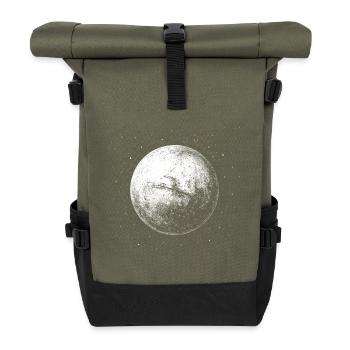 Mars magnet - Roll Top Backpack - olive/black - Front