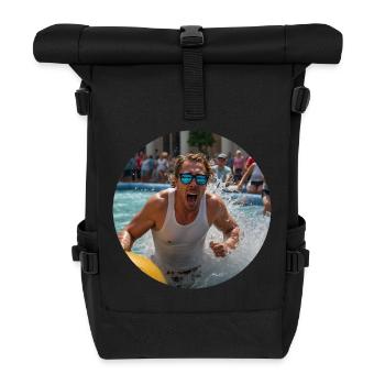 Malle Poolparty - Rolltop Rucksack - Schwarz - Vorne
