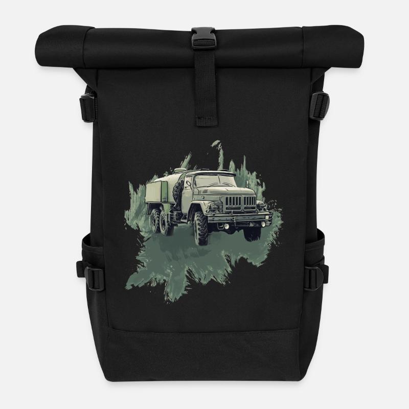 Classique légendaire à traction intégrale - Sac à dos roll top - noir