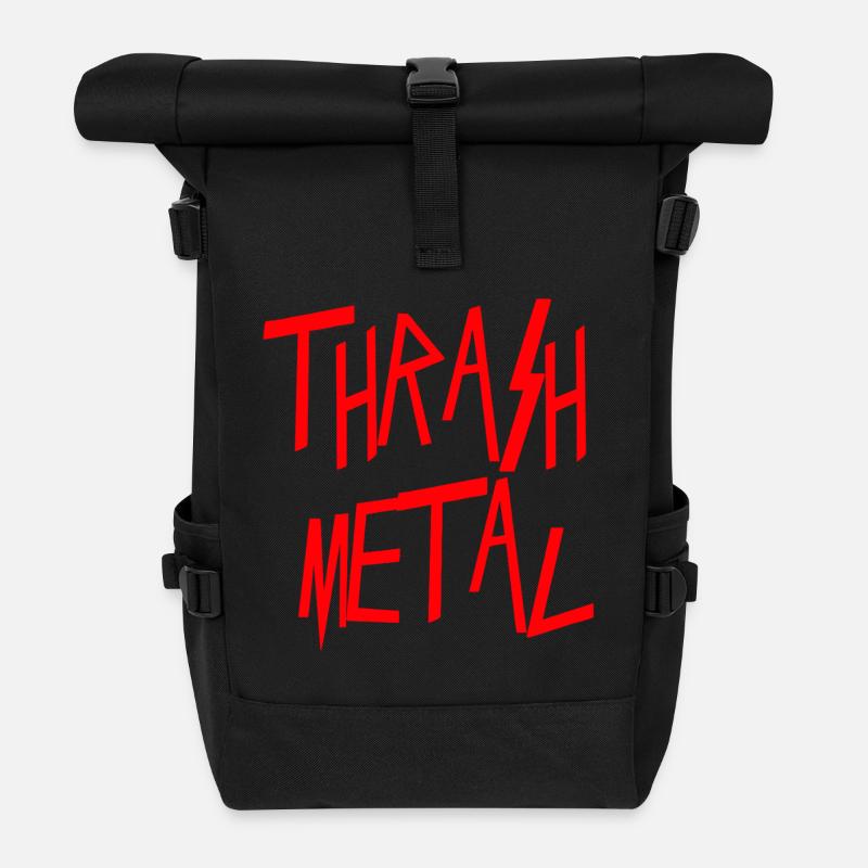 Thrash Metal - Sac à dos roll top - noir