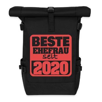 Ehe 2020 - Rolltop Rucksack - Schwarz - Vorne