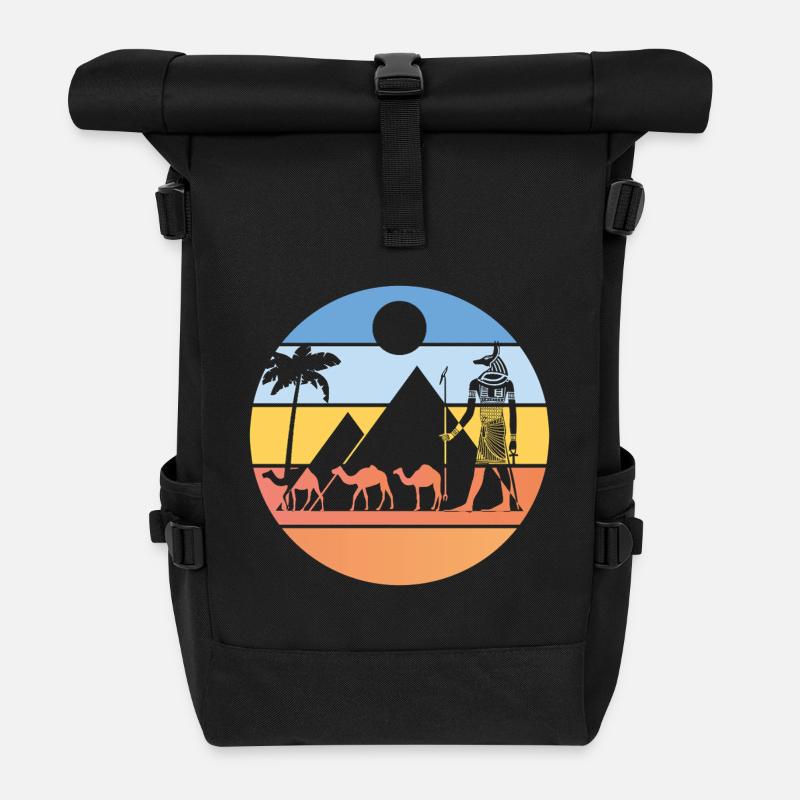 Anubis - Rolltop Rucksack - Schwarz