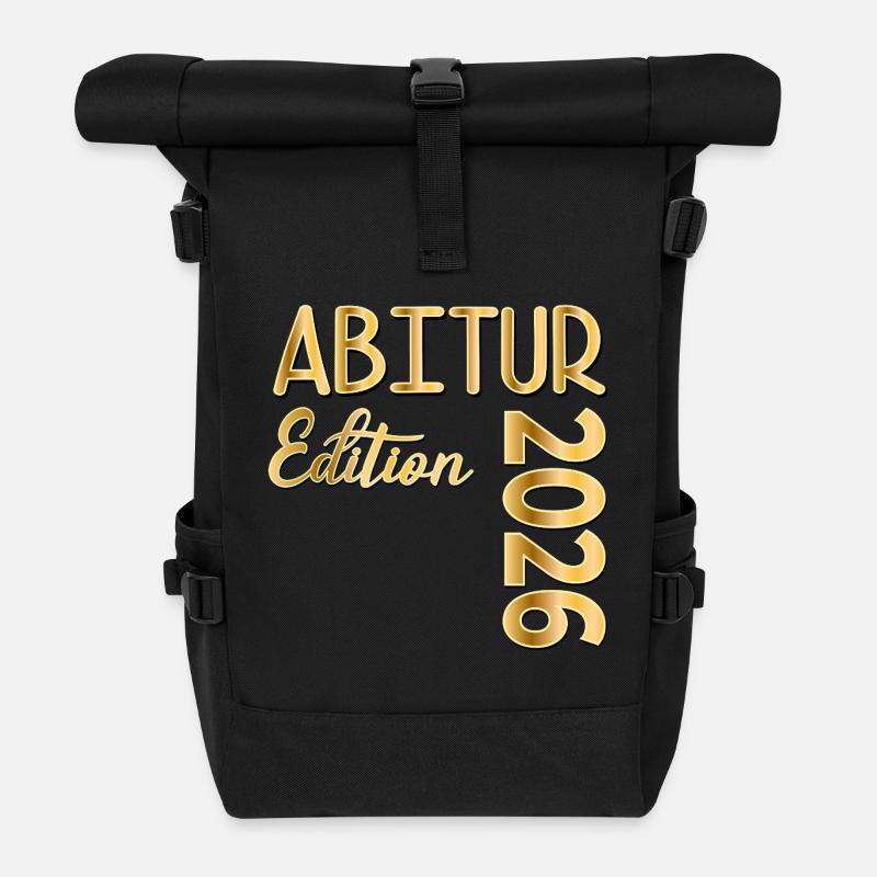 GYMNASIUM ABITUR 2026 - Rolltop Rucksack - Schwarz