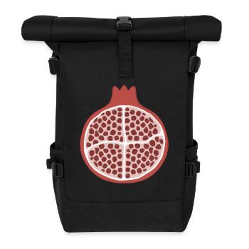 Tranche de grenade - Sac à dos roll top - noir - Devant