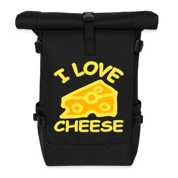 Cheese - Roll Top Backpack - black - Front