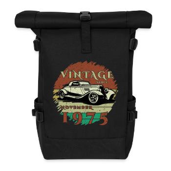 50ème Anniversaire - Classique - Millésime depuis 11/1975 - Sac à dos roll top - noir - Devant