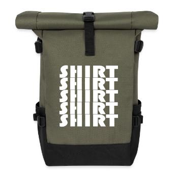 CHEMISE BAUHAUS - Sac à dos roll top - olive/noir - Devant