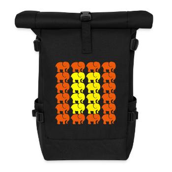 ELEFANT - Rolltop Rucksack - Schwarz - Vorne