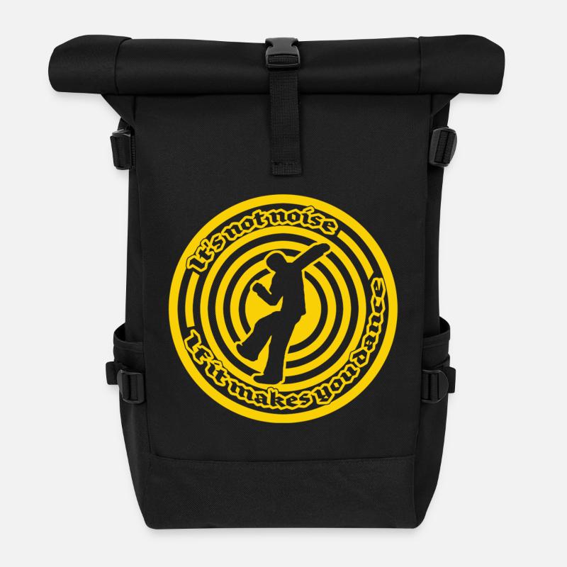 No noise Special edition - Roll Top Backpack - black