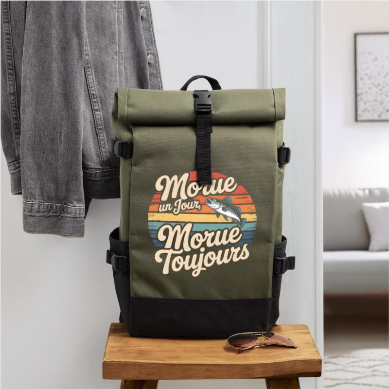 Cod Day Cod Always Roll Top Backpack