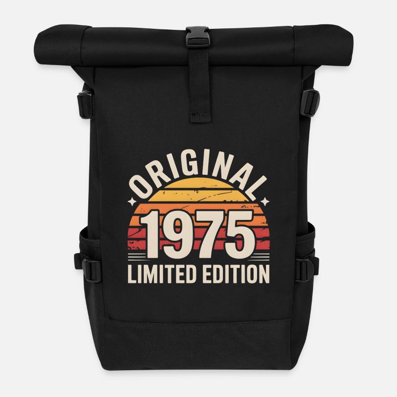 Original 1975 Limited Edition - Rolltop Rucksack - Schwarz