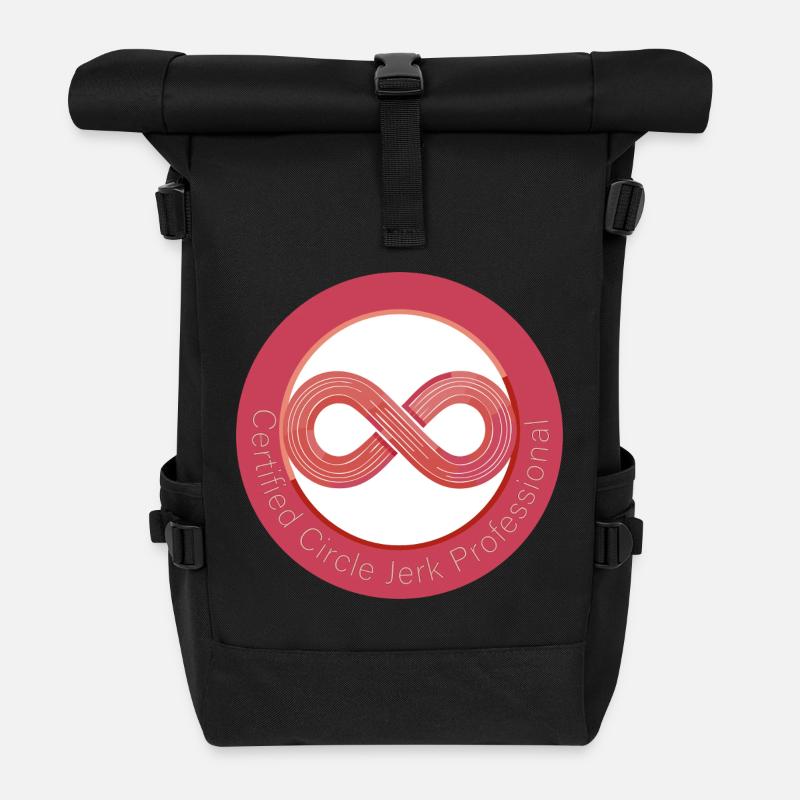 Professionnel certifié Circle Jerk - Sac à dos roll top - noir