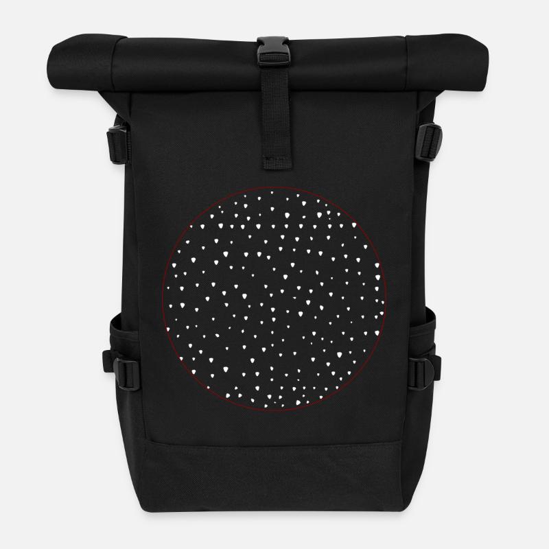 Neige - Sac à dos roll top - noir